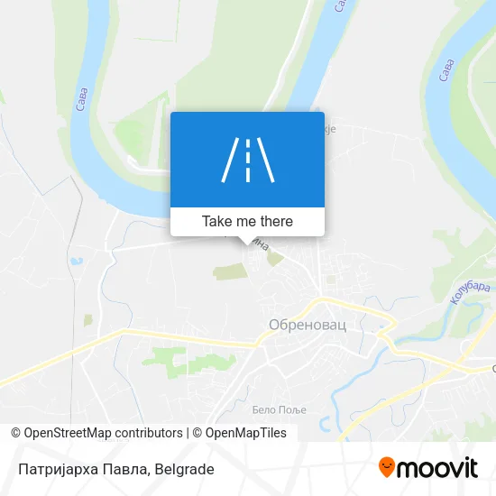 Патријарха Павла map