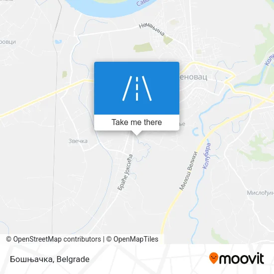 Бошњачка map