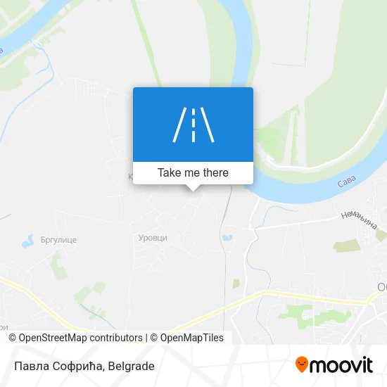 Павла Софрића map
