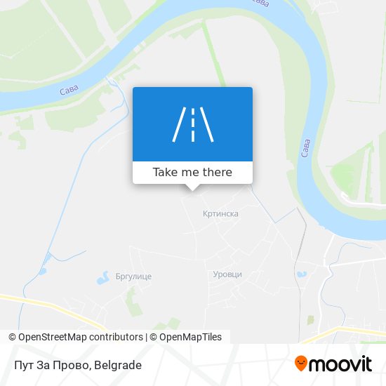 Пут За Прово map