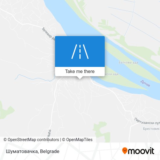 Шуматовачка map