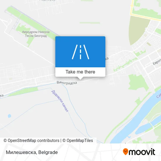 Милешевска map