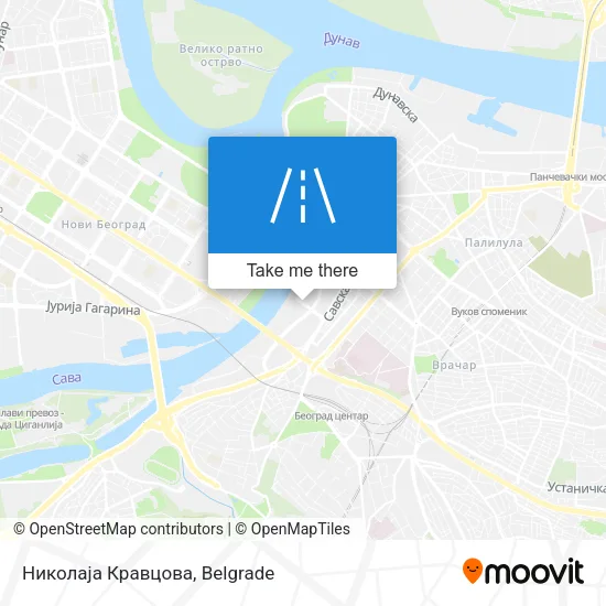 Николаја Кравцова map