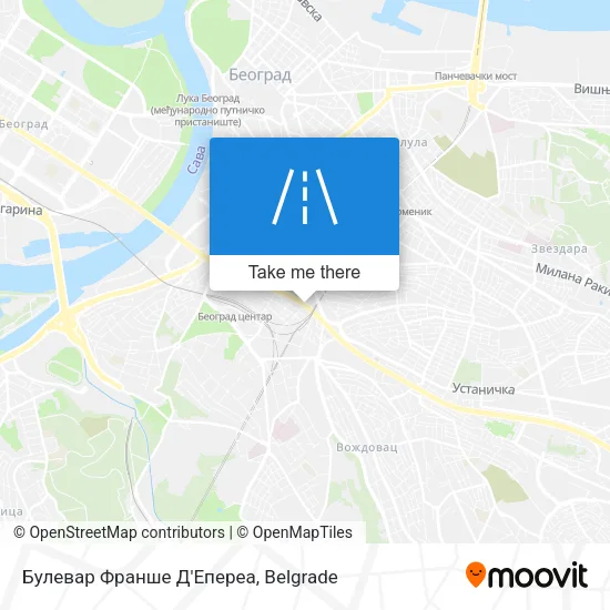 Булевар Франше Д'Епереа map