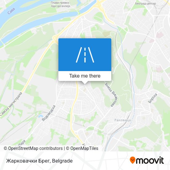 Жарковачки Брег map