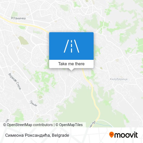 Симеона Роксандића map