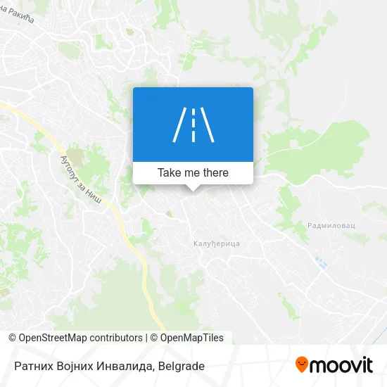Ратних Војних Инвалида map
