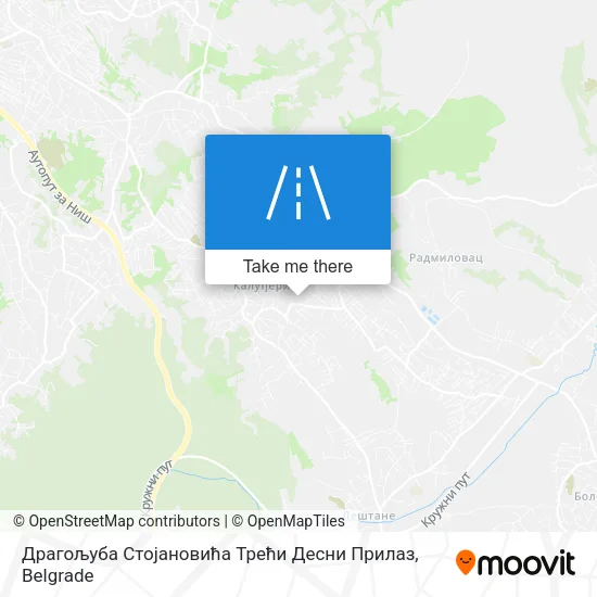 Драгољуба Стојановића Трећи Десни Прилаз map