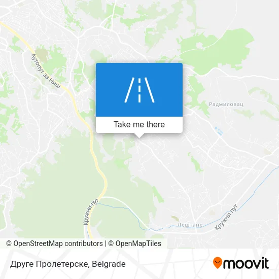 Друге Пролетерске map