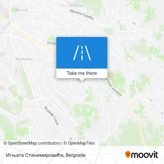 Игњата Станимировића map