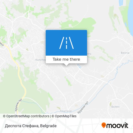 Деспота Стефана map