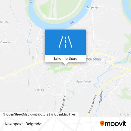 Кожарска map