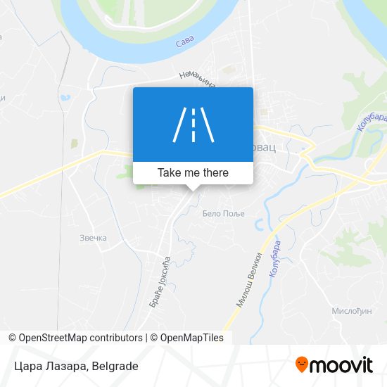 Цара Лазара map