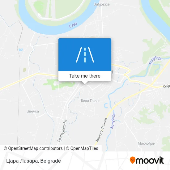 Цара Лазара map