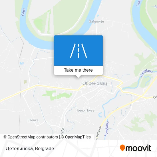Детелинска map