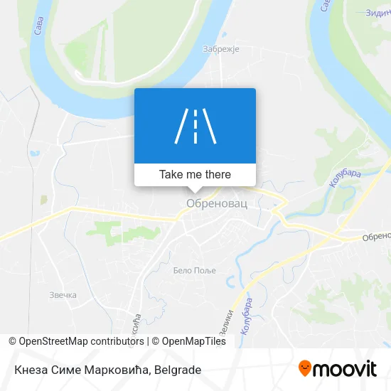 Кнеза Симе Марковића map