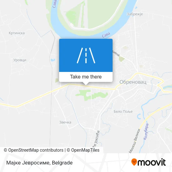 Мајке Јевросиме map