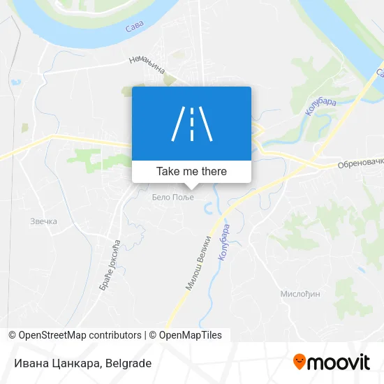 Ивана Цанкара map