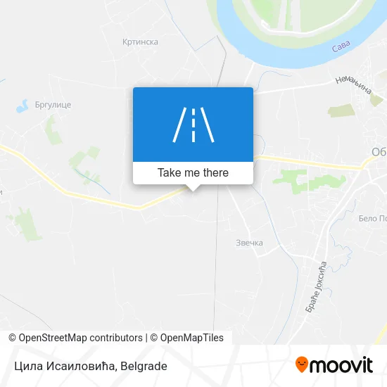 Цила Исаиловића map