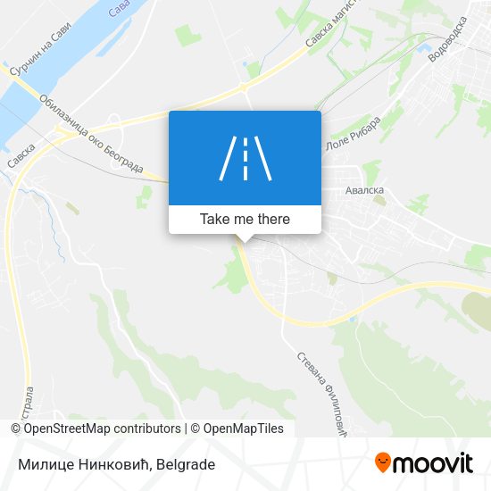 Милице Нинковић map