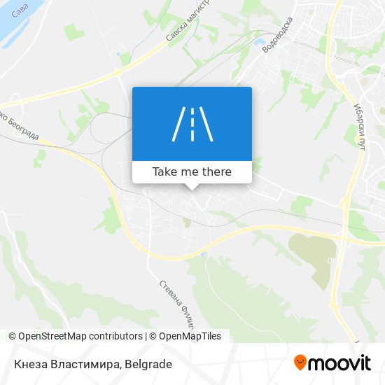 Кнеза Властимира map