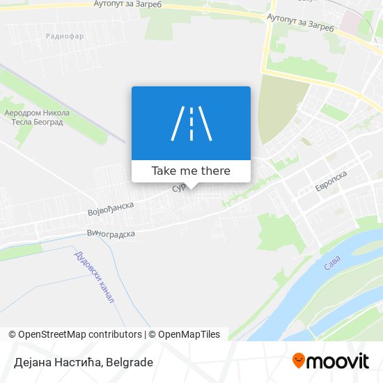 Дејана Настића map