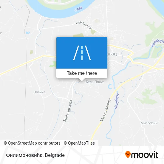 Филимоновића map