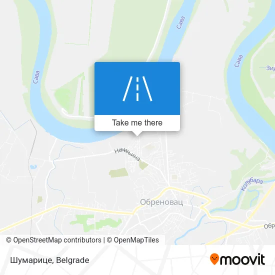 Шумарице map