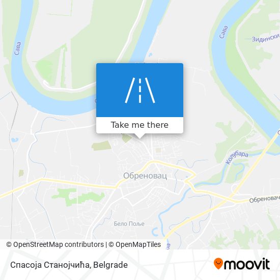 Спасоја Станојчића map