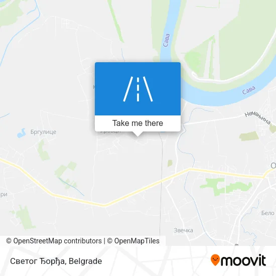 Светог Ђорђа map