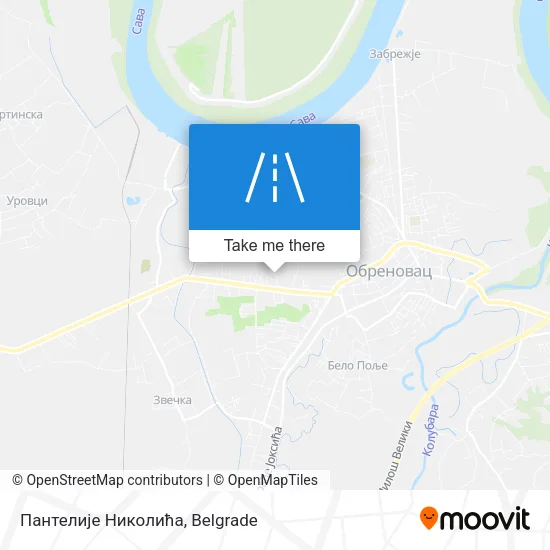 Пантелије Николића map
