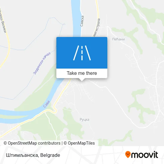 Штимљанска map