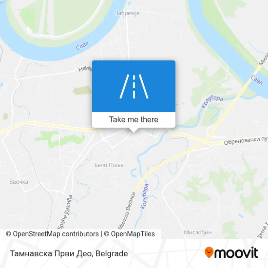 Тамнавска Први Део map