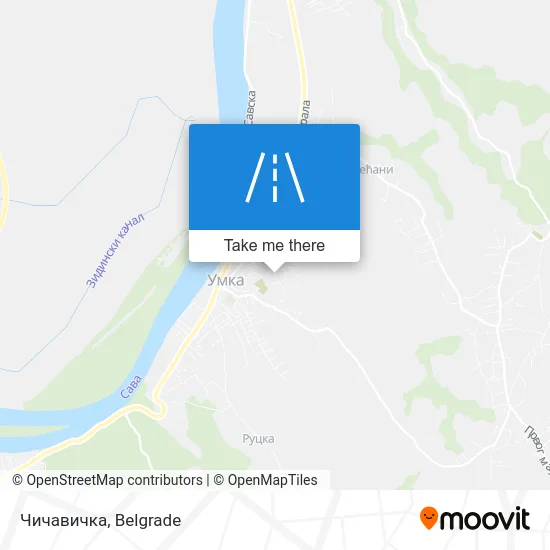 Чичавичка map