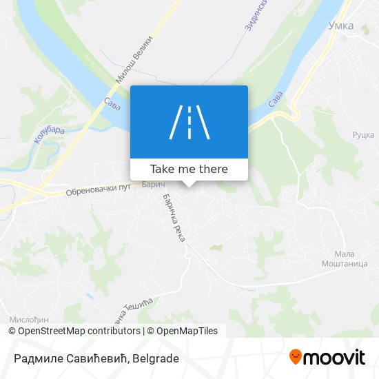 Радмиле Савићевић map