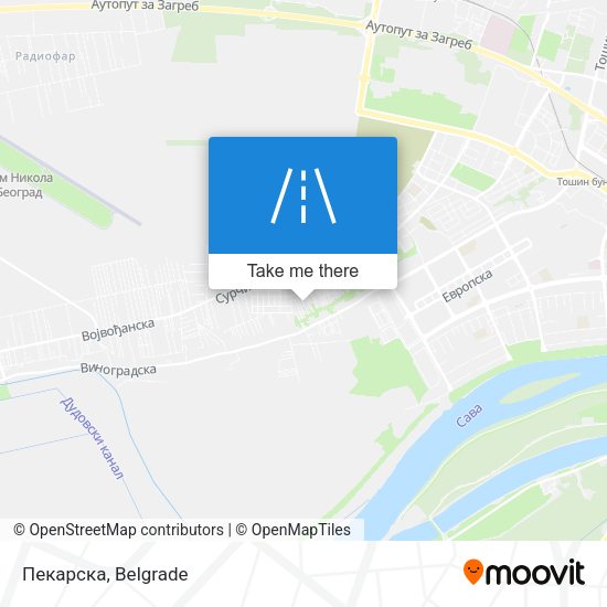 Пекарска map