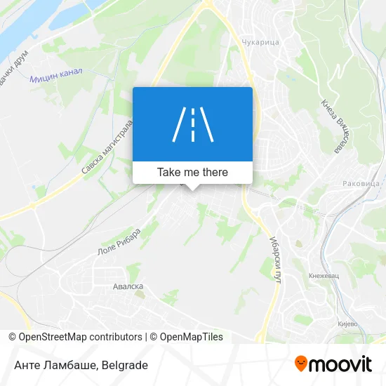 Анте Ламбаше map