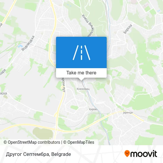 Другог Септембра map