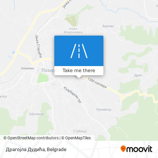 Драгојла Дудића map