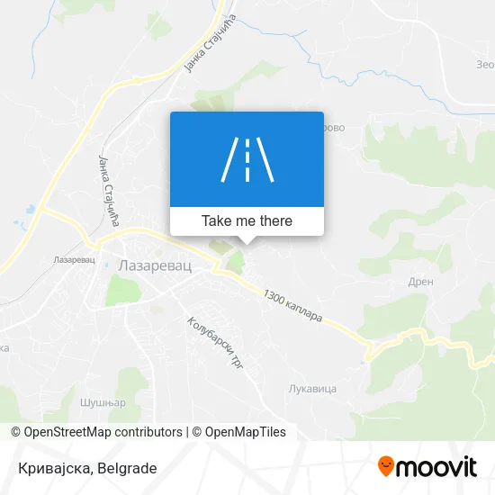 Кривајска map