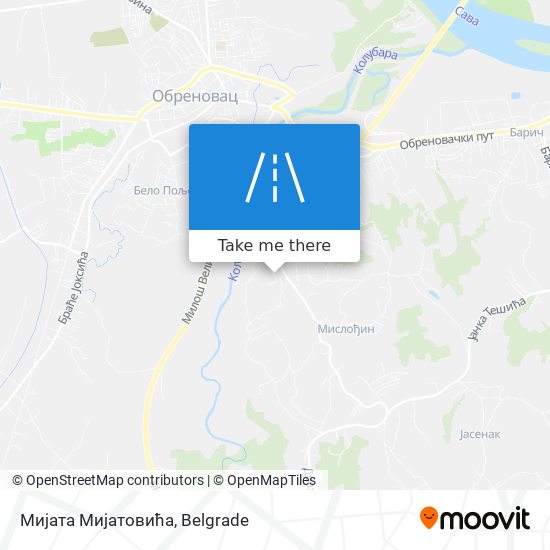 Мијата Мијатовића map