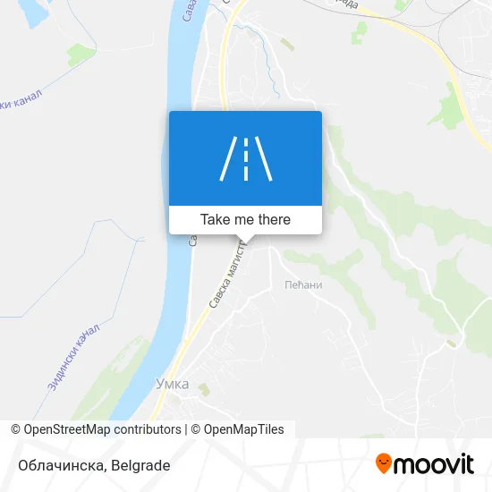 Облачинска map