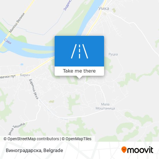 Виноградарска map