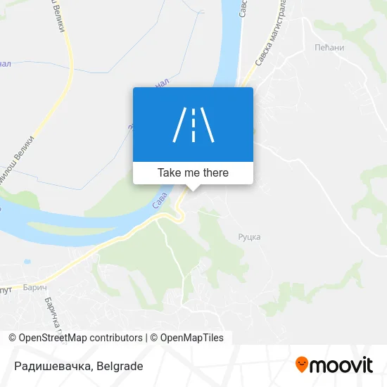 Радишевачка map