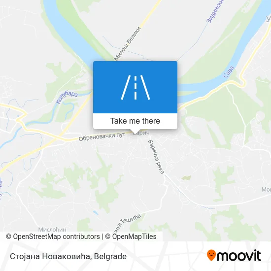 Стојана Новаковића map