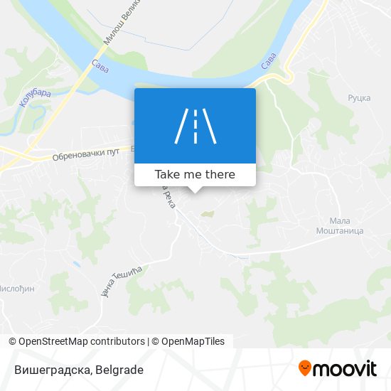 Вишеградска map