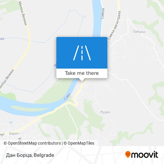 Дан Борца map