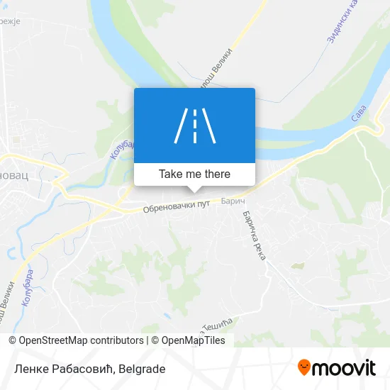 Ленке Рабасовић map