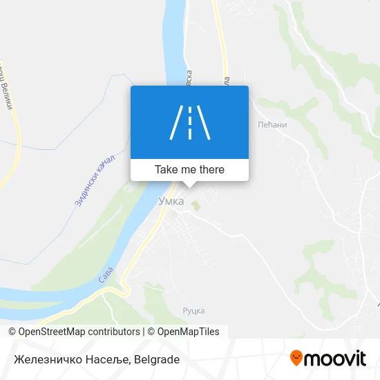 Железничко Насеље map