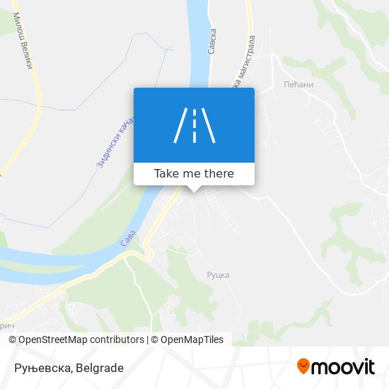 Руњевска map